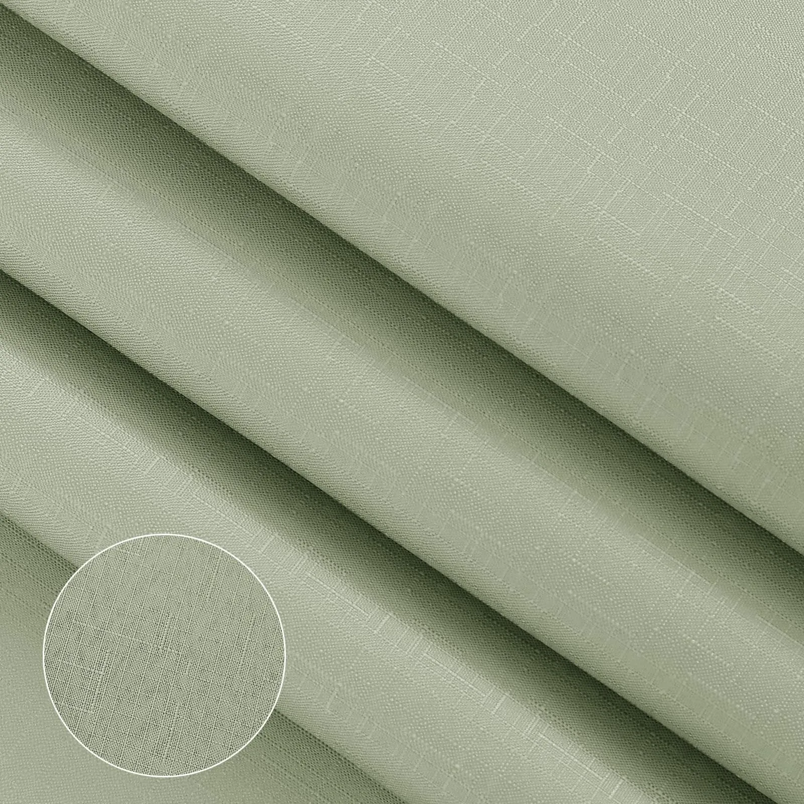 Sage Green Polyester Ombre Shower Curtains for Bathroom. 72 x 78