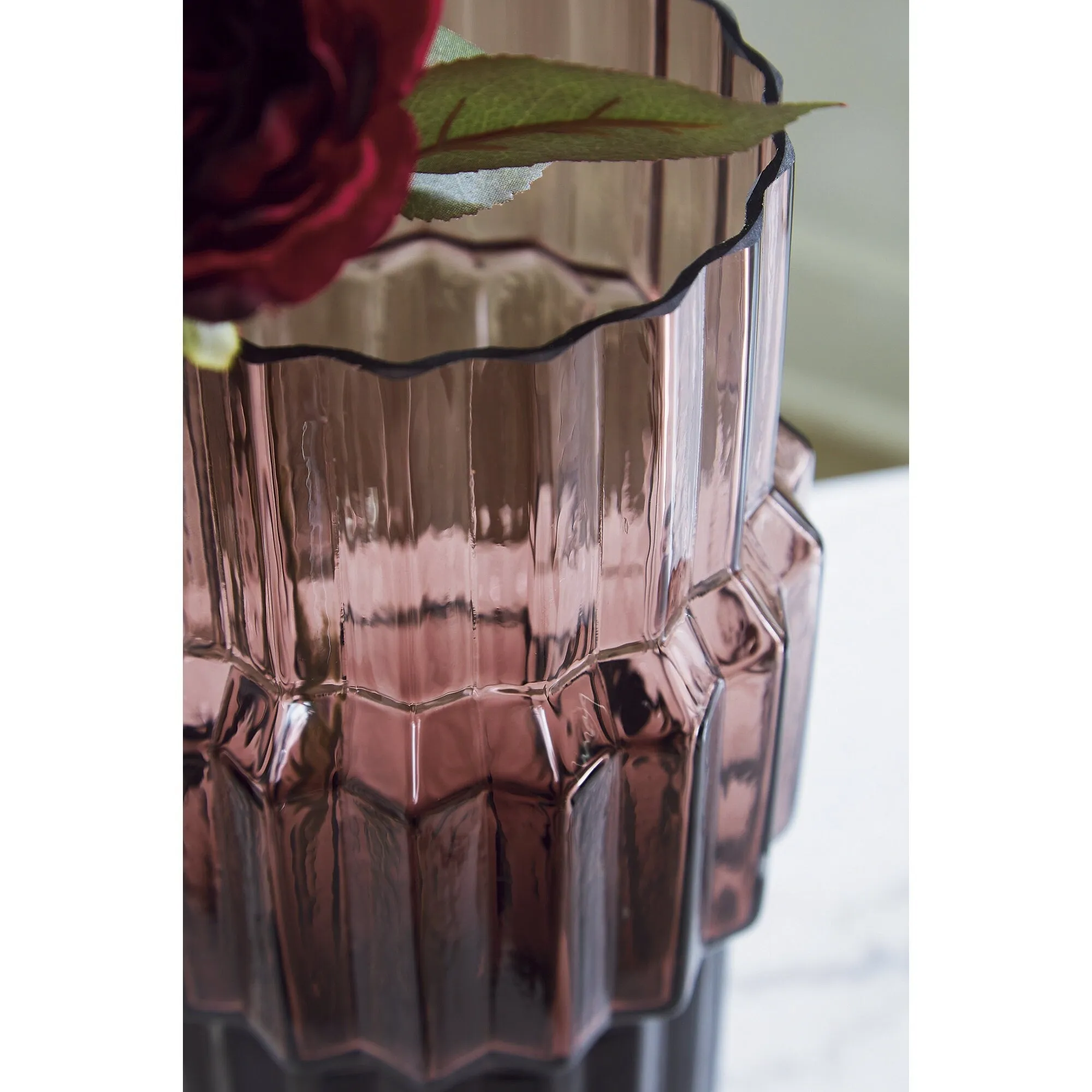 Signature Design by Ashley Dorlow Purple Vase (Set of 2)