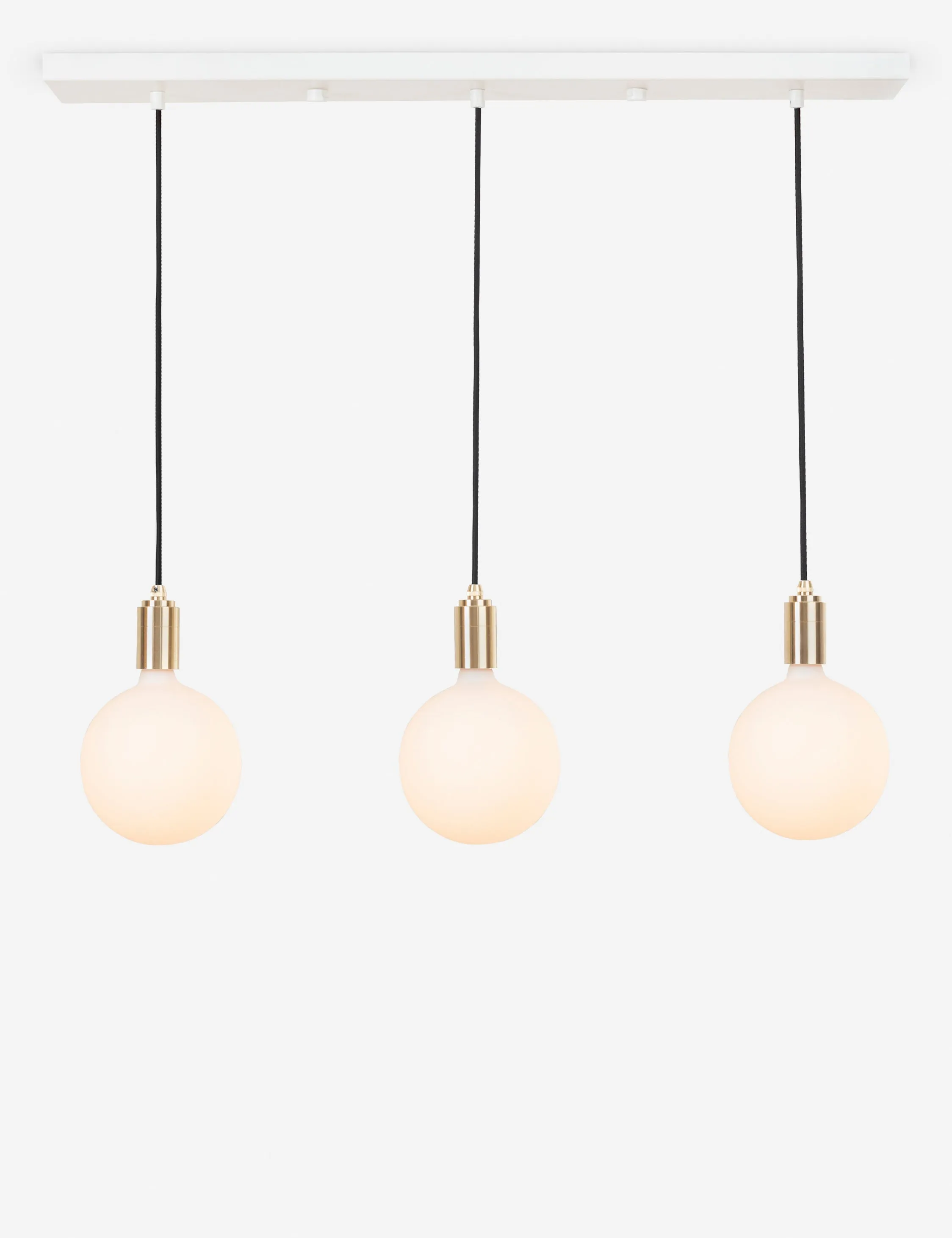 Triple Linear Pendant Light with Sphere IV by Tala