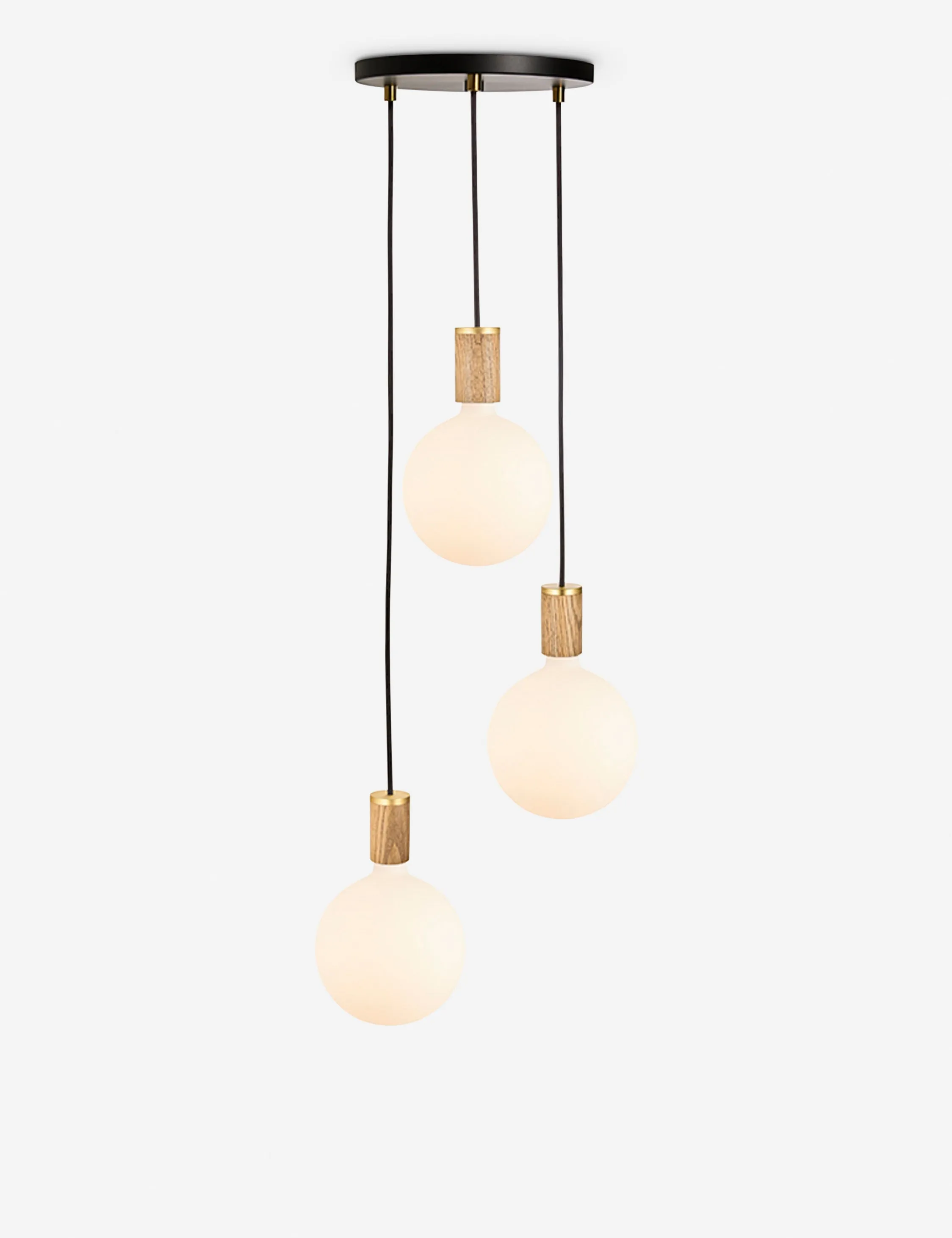 Triple Pendant Light with Sphere IV by Tala