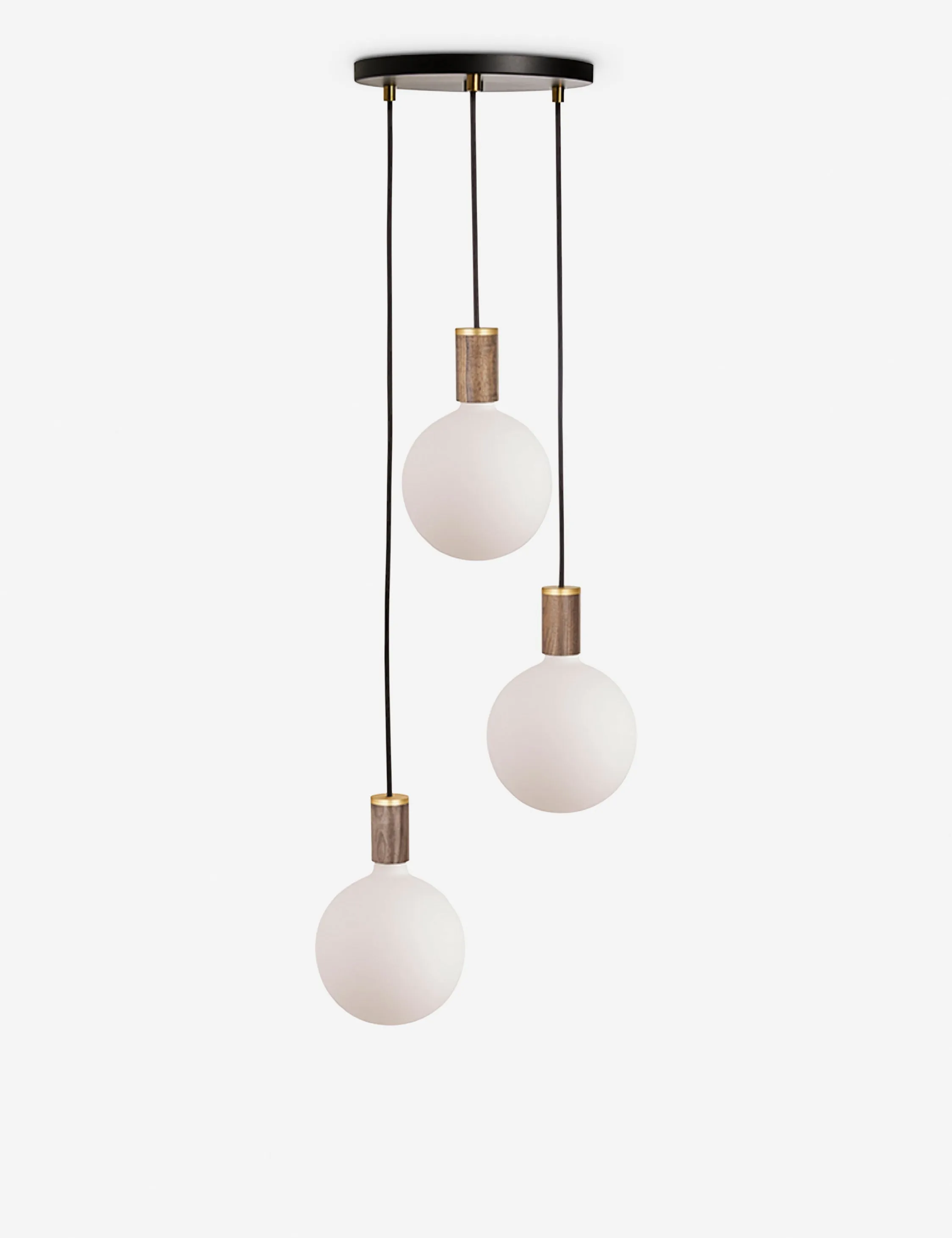 Triple Pendant Light with Sphere IV by Tala