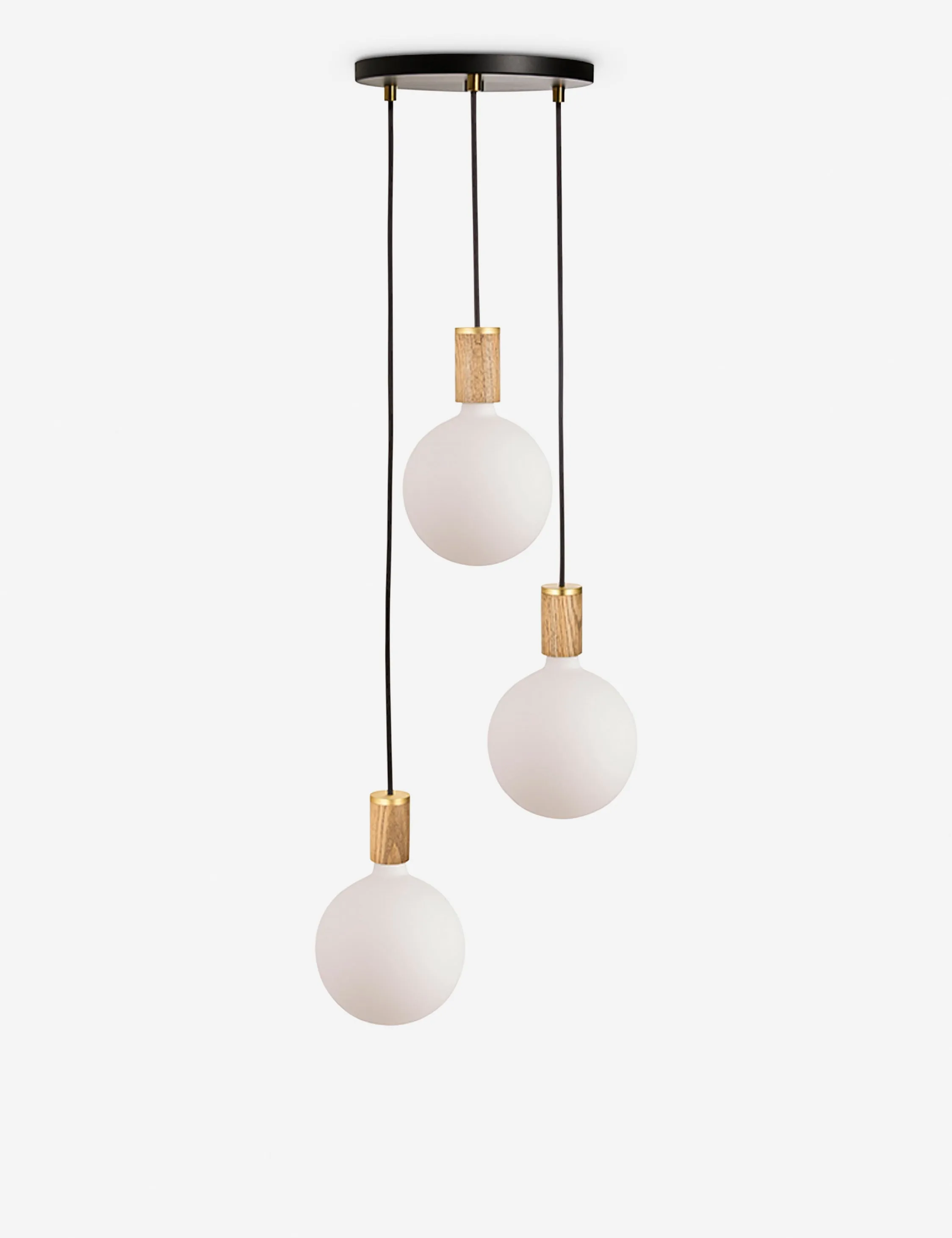 Triple Pendant Light with Sphere IV by Tala