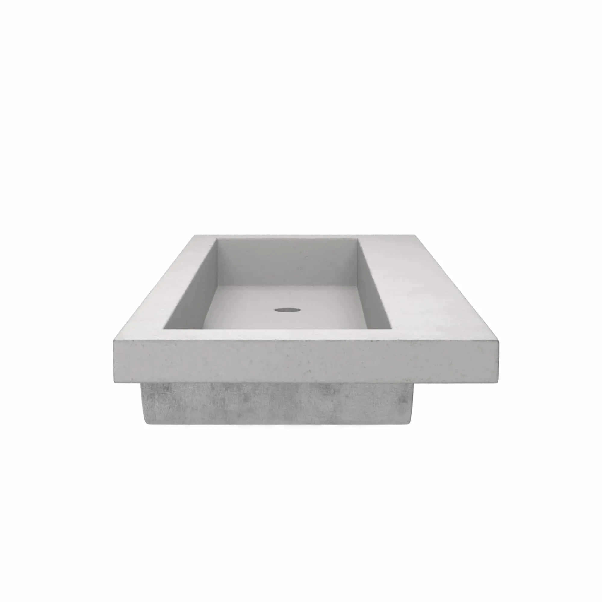 Trough 48-inch NativeStone Drop-in Double Bathroom Sink - 48 x 19 x 5