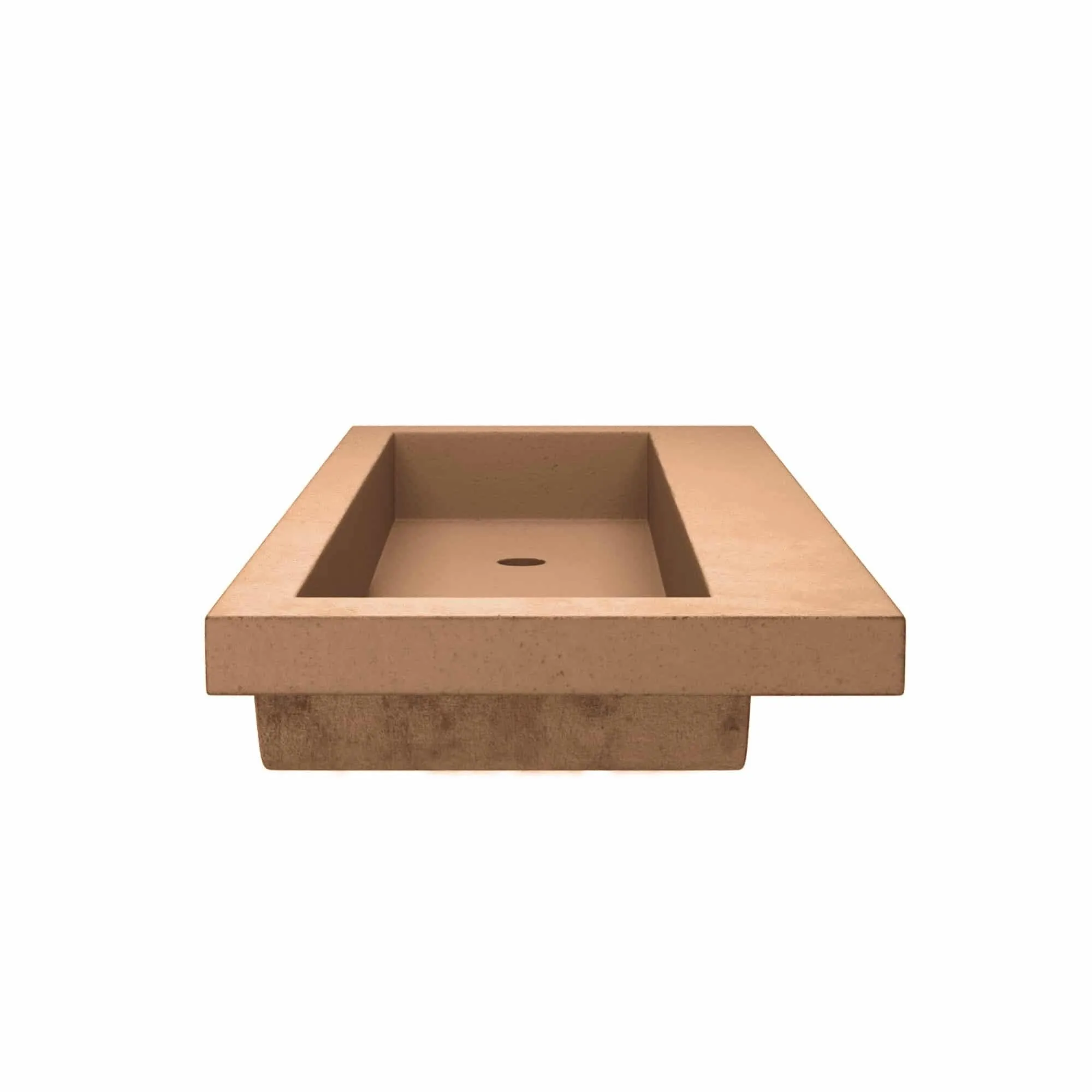 Trough 48-inch NativeStone Drop-in Double Bathroom Sink - 48 x 19 x 5