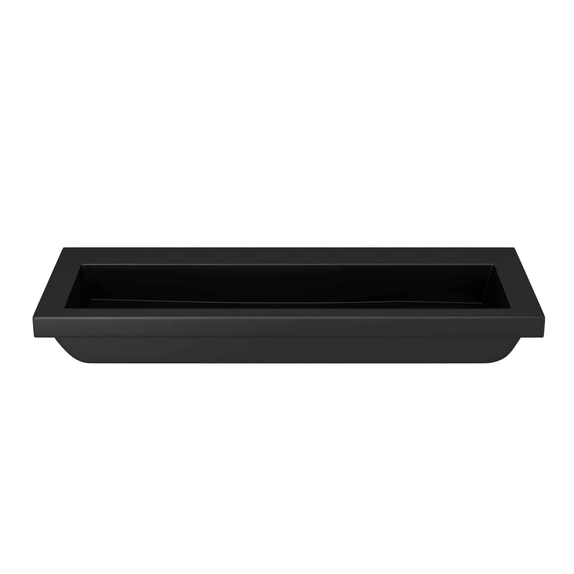 Trough 48-inch NativeStone Drop-in Double Bathroom Sink - 48 x 19 x 5
