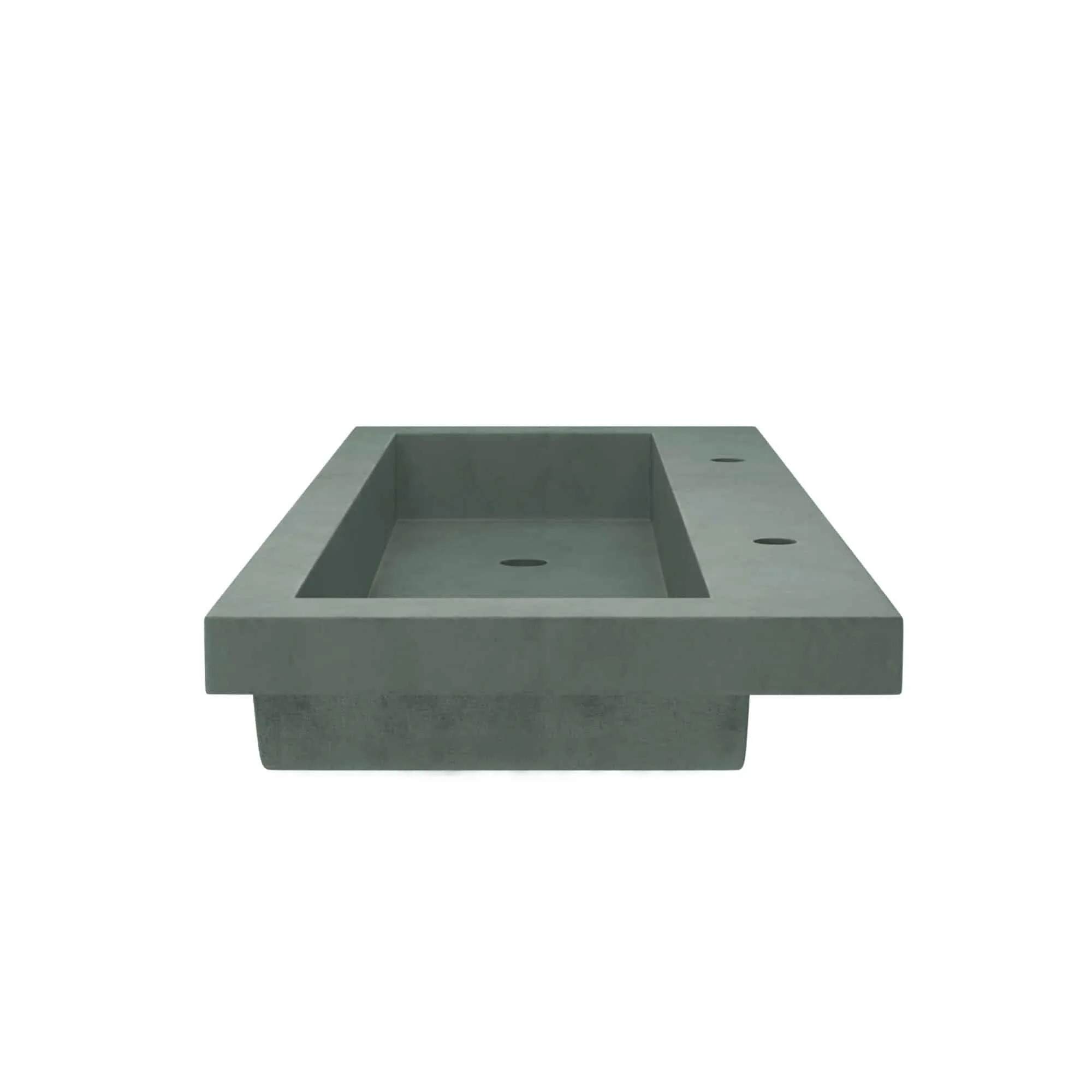 Trough 48-inch NativeStone Drop-in Double Bathroom Sink - 48 x 19 x 5