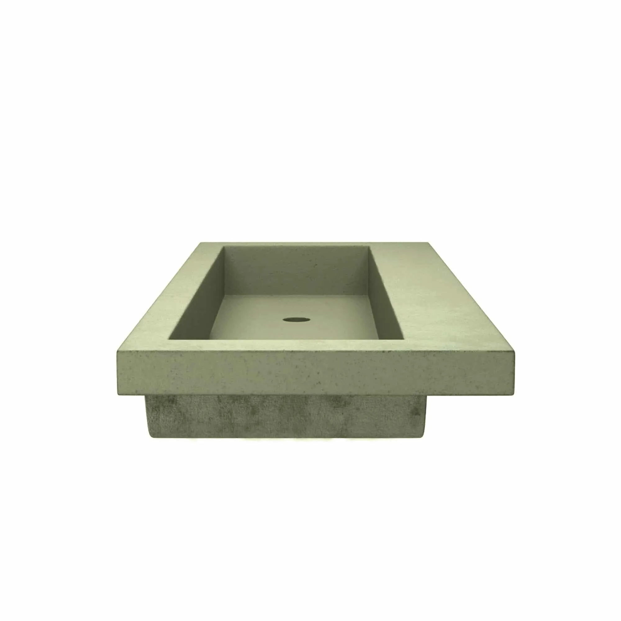 Trough 48-inch NativeStone Drop-in Double Bathroom Sink - 48 x 19 x 5
