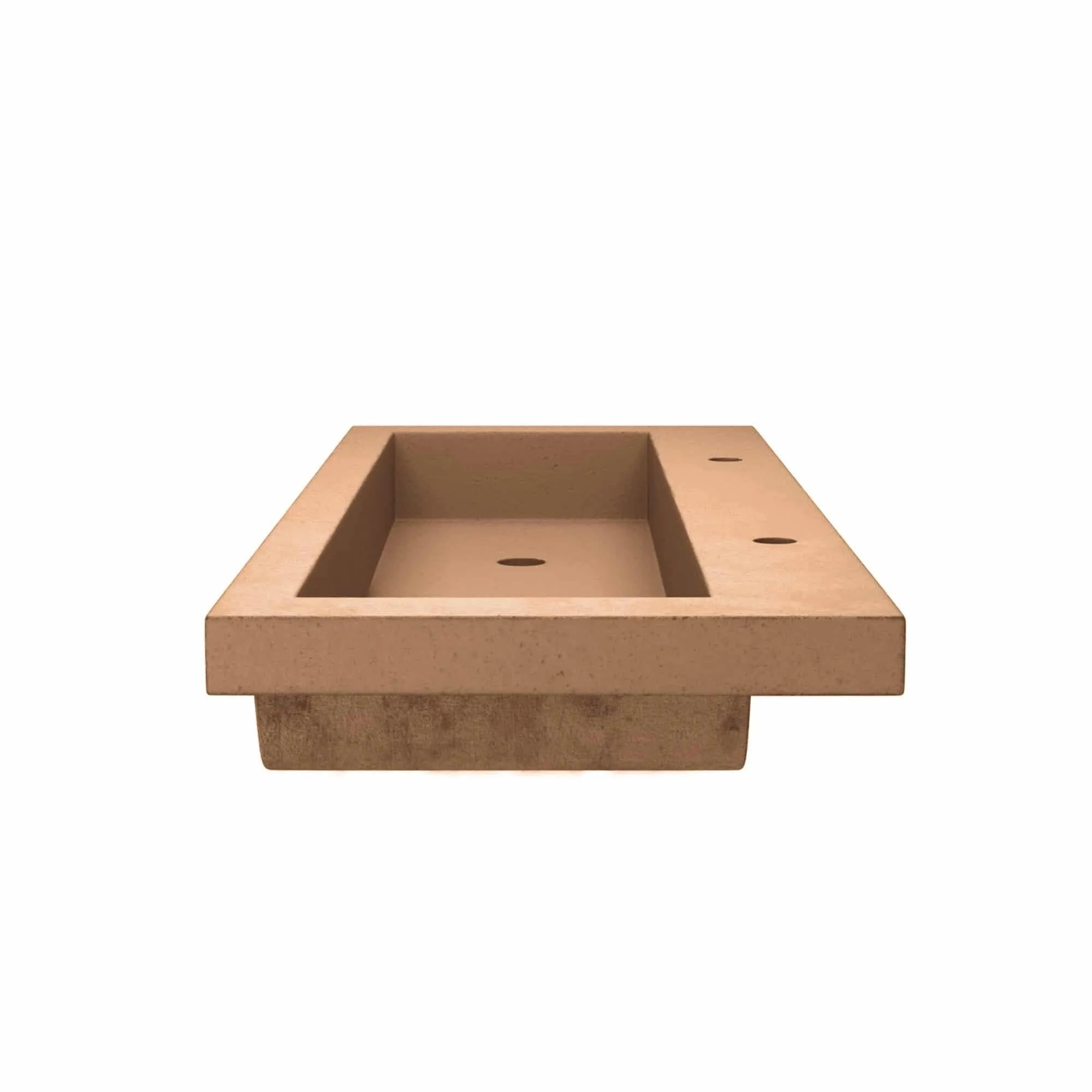 Trough 48-inch NativeStone Drop-in Double Bathroom Sink - 48 x 19 x 5