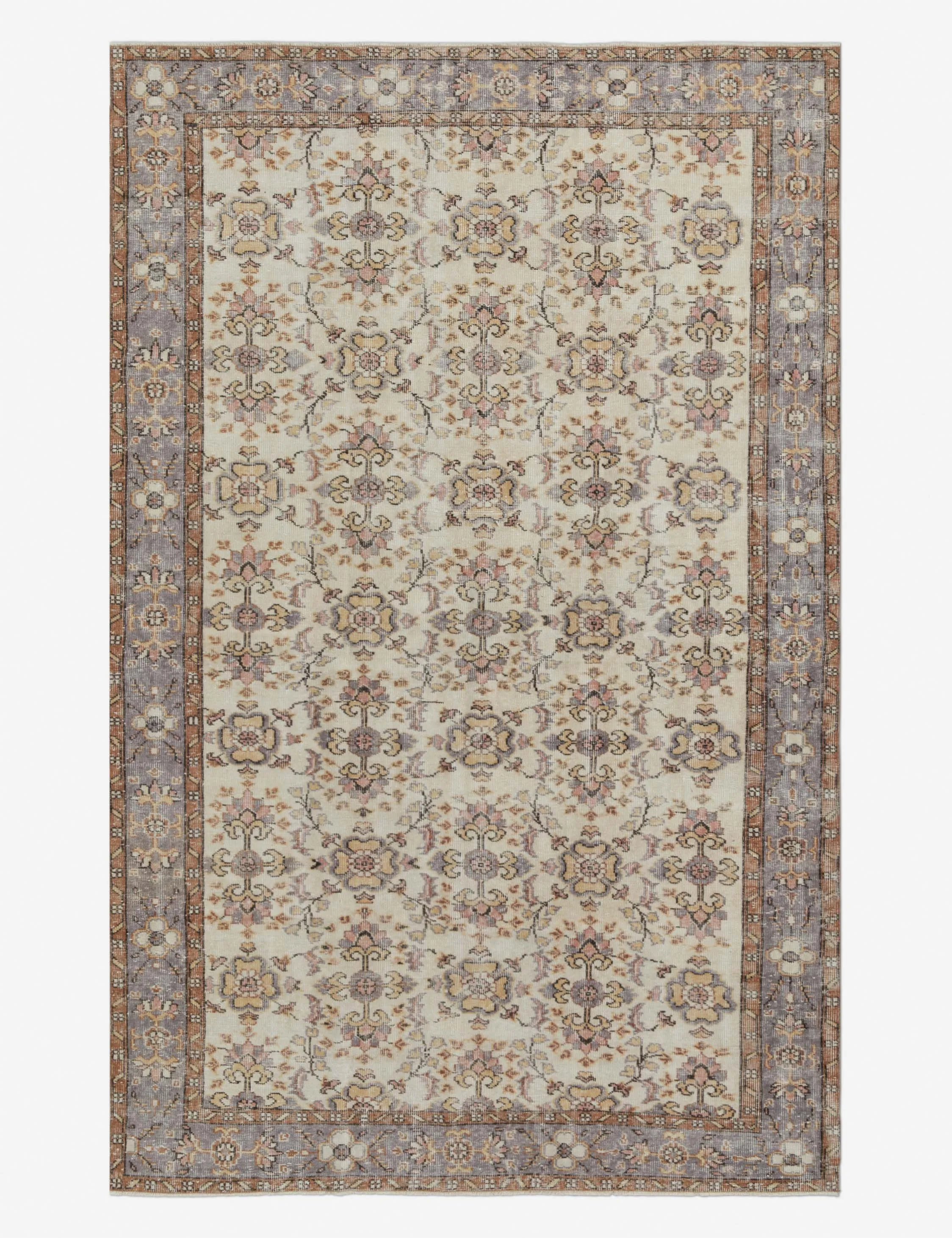 Vintage Turkish Rug No. 146. 6'3 x 10'