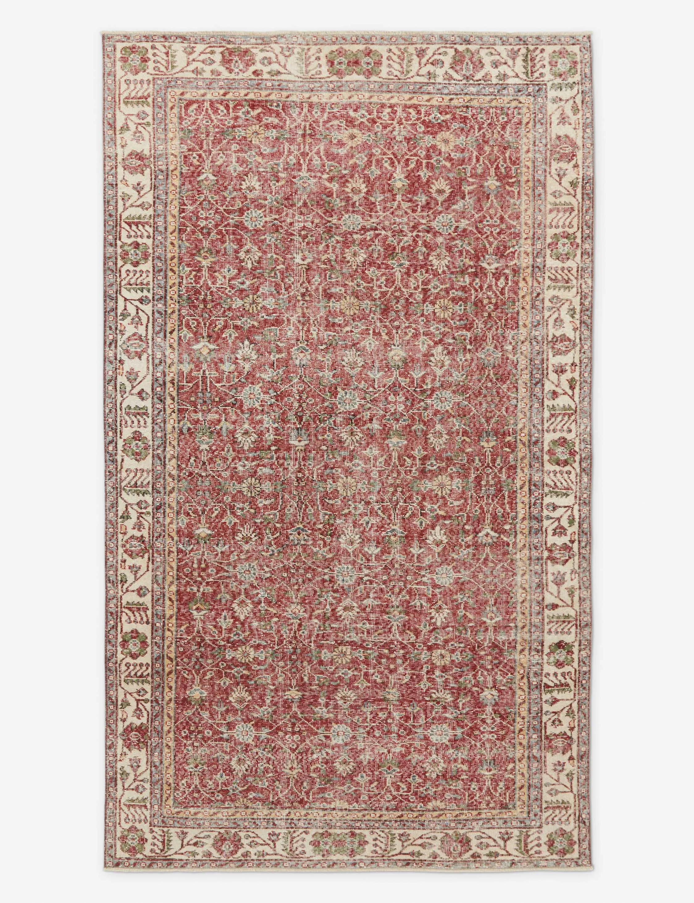Vintage Turkish Rug No. 180. 5'7 x 10'2