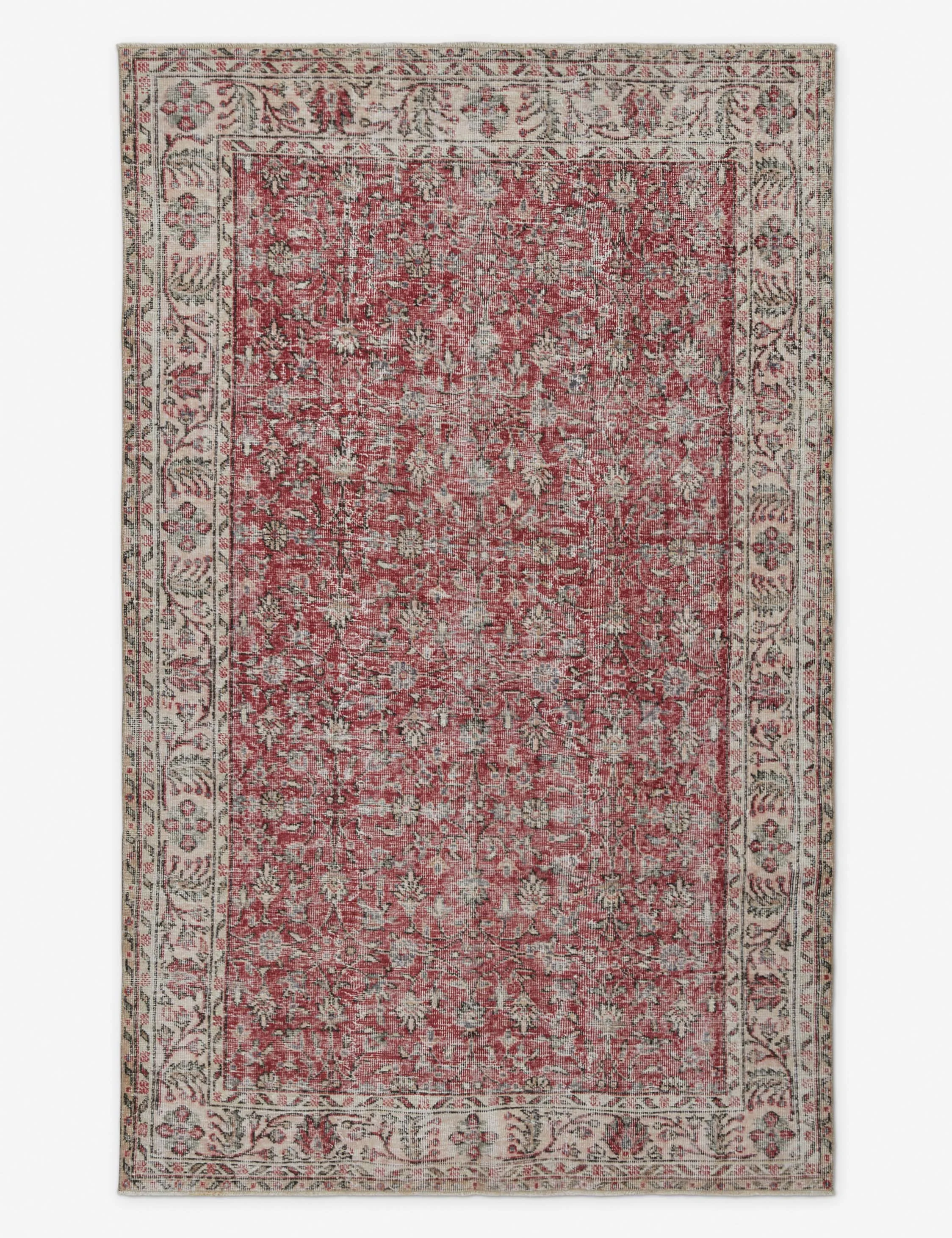 Vintage Turkish Rug No. 188. 5'2 x 8'7