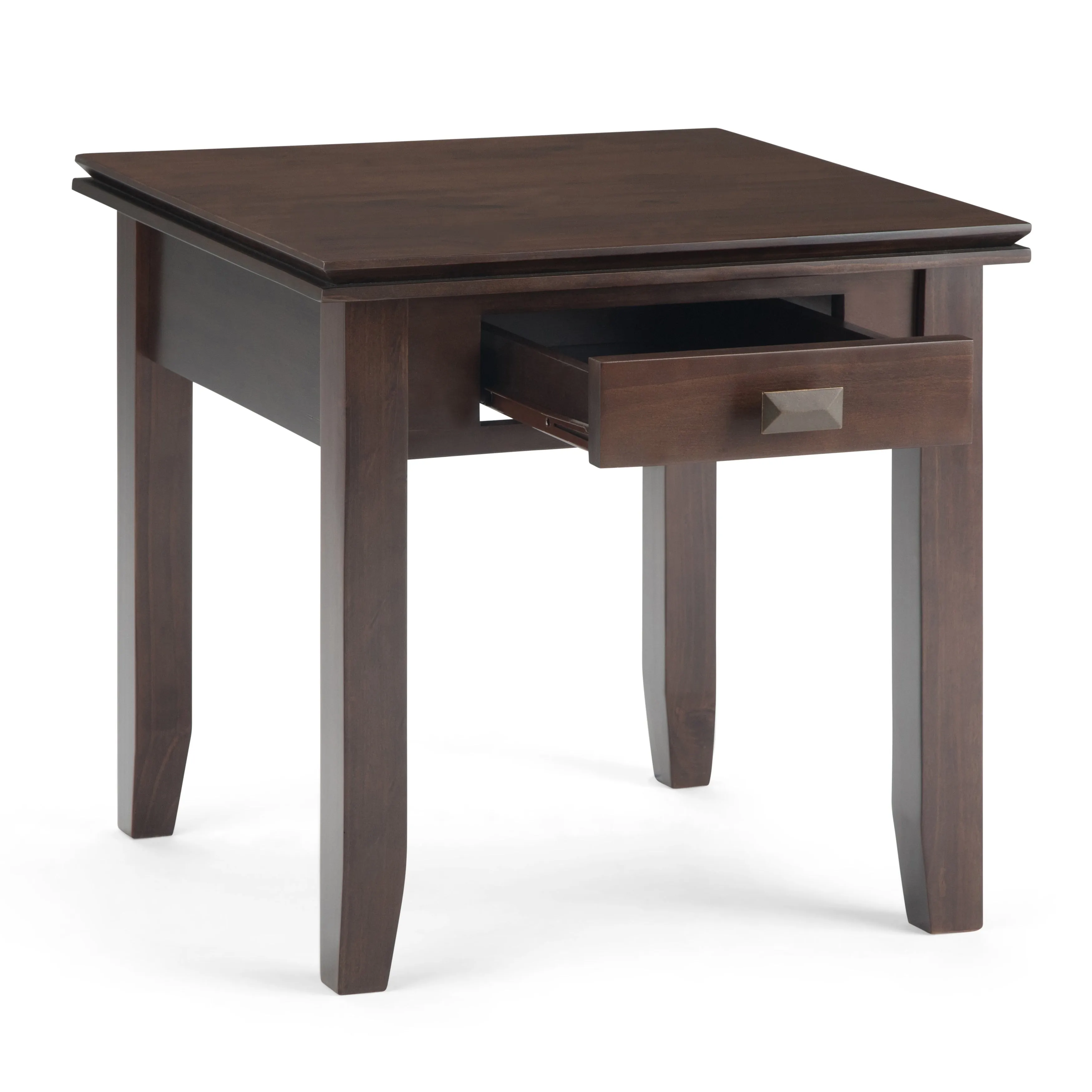 WYNDENHALL Stratford SOLID WOOD 21 inch Wide Square Transitional End Side Table