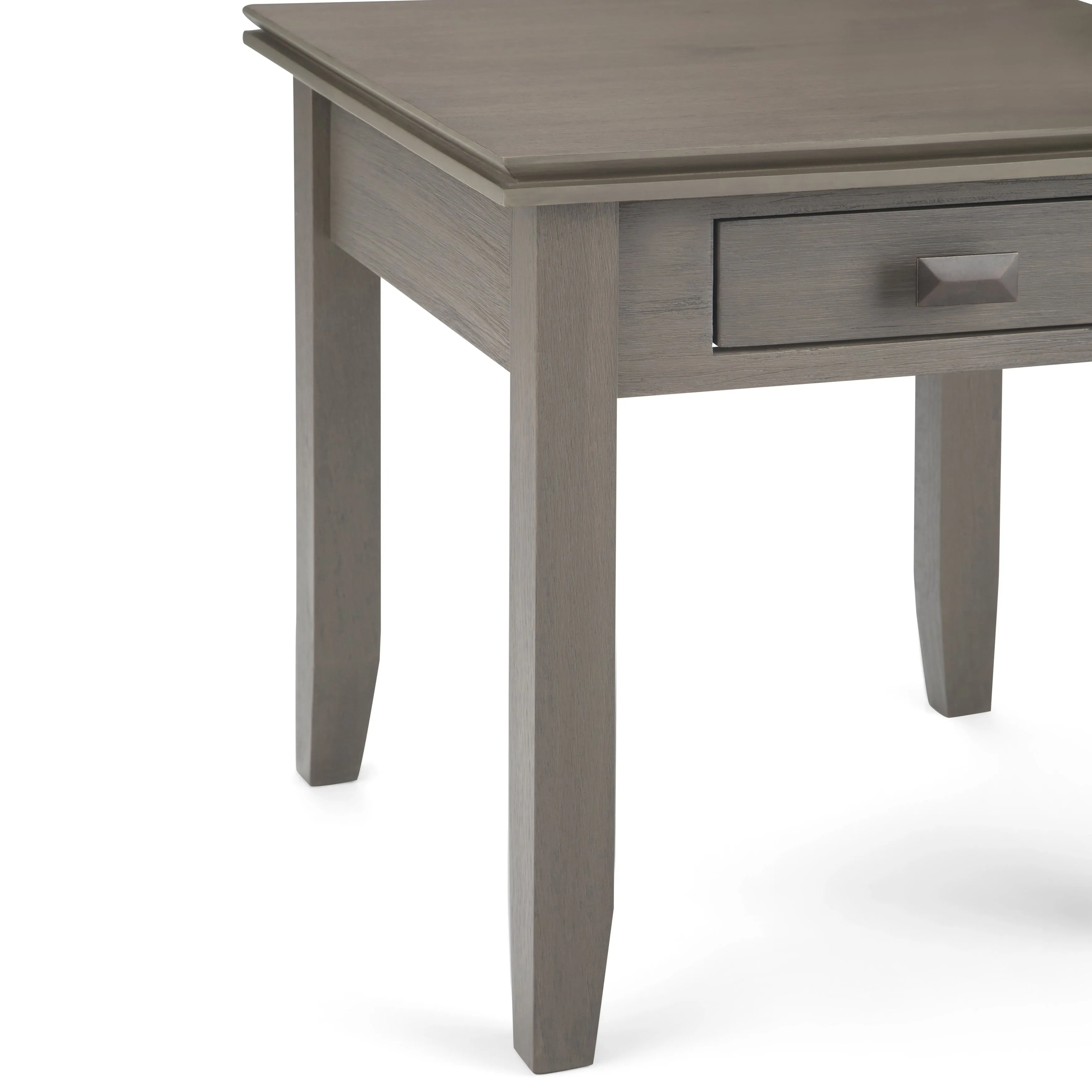 WYNDENHALL Stratford SOLID WOOD 21 inch Wide Square Transitional End Side Table