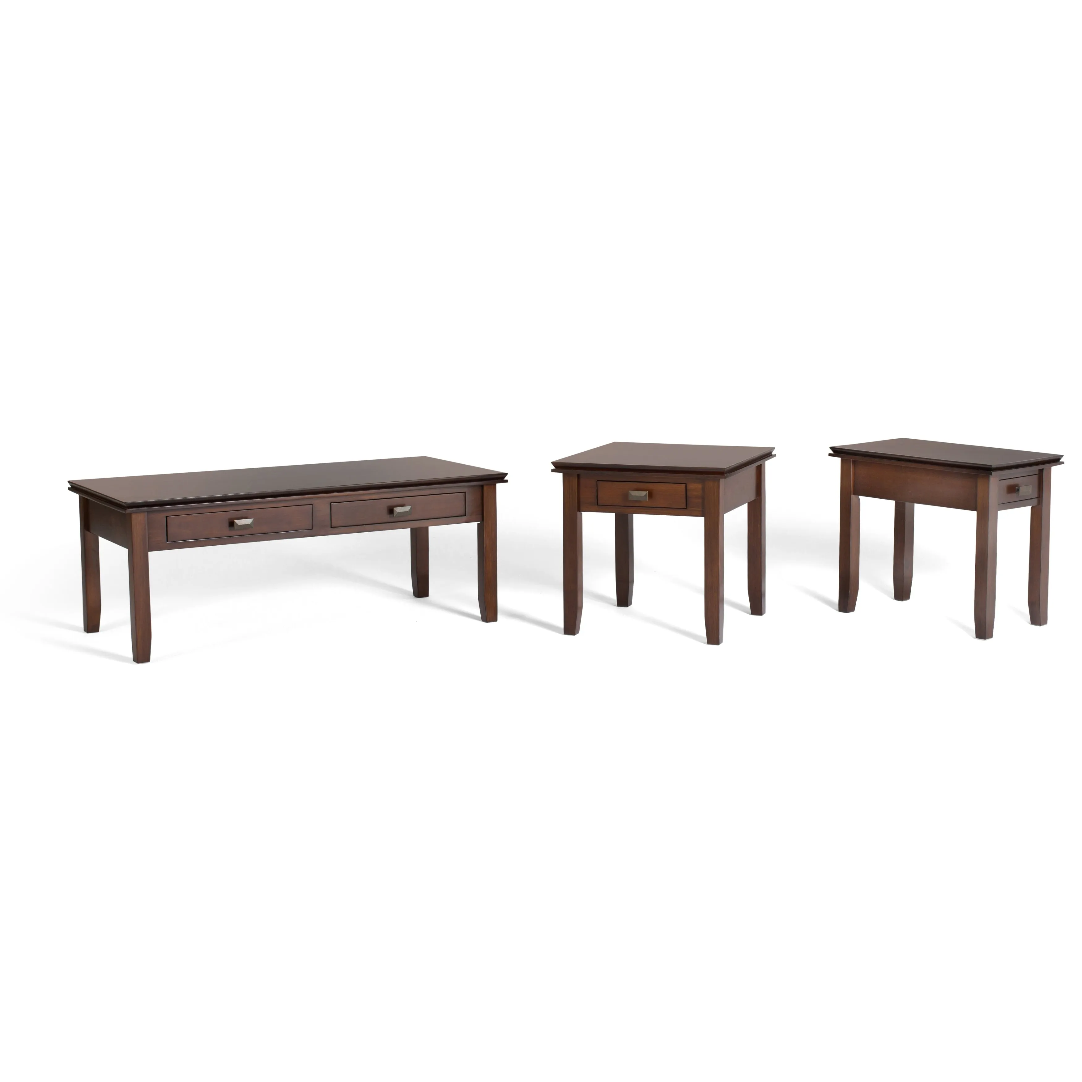 WYNDENHALL Stratford SOLID WOOD 21 inch Wide Square Transitional End Side Table