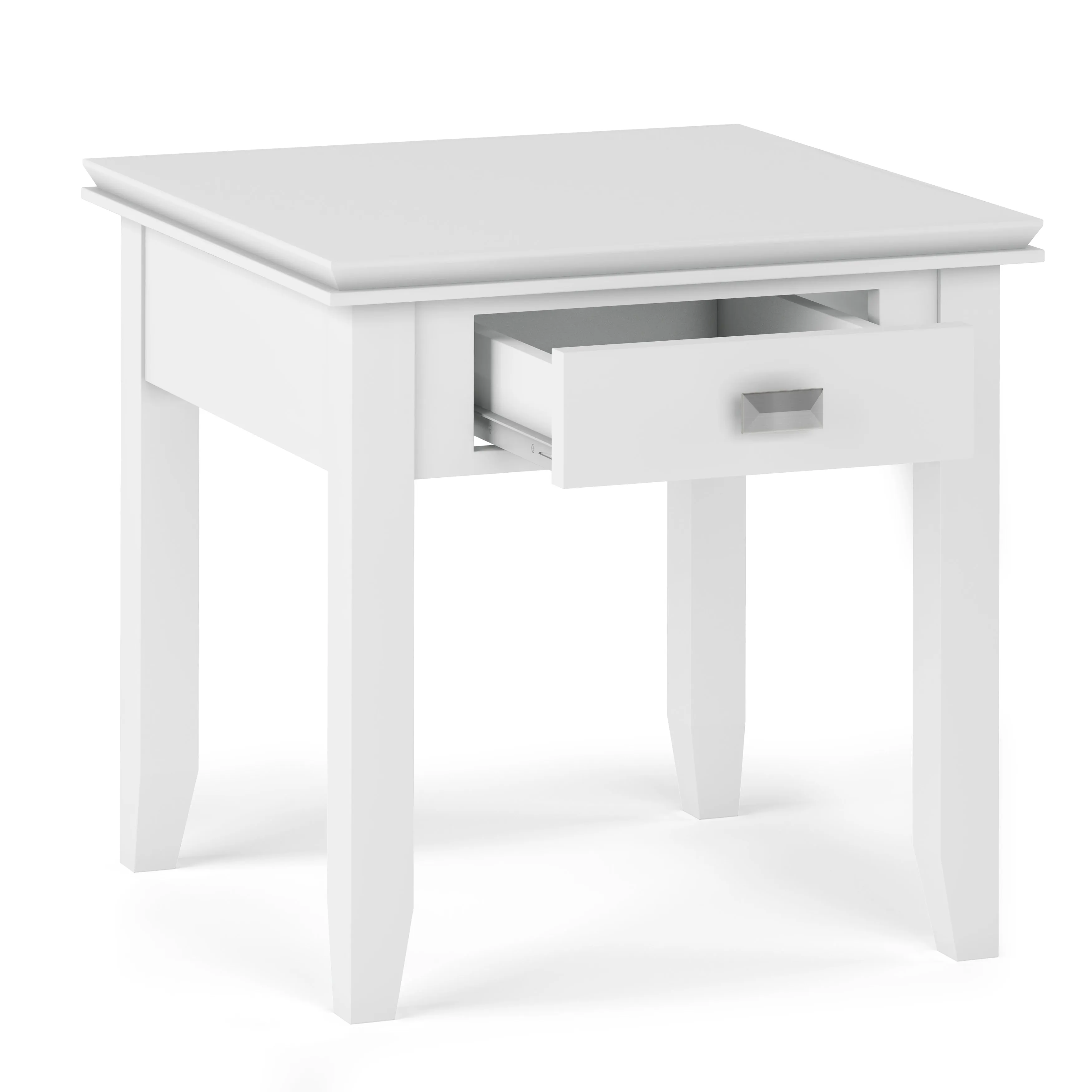 WYNDENHALL Stratford SOLID WOOD 21 inch Wide Square Transitional End Side Table
