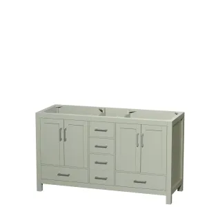 Wyndham Collection Sheffield Double Vanity Cabinet