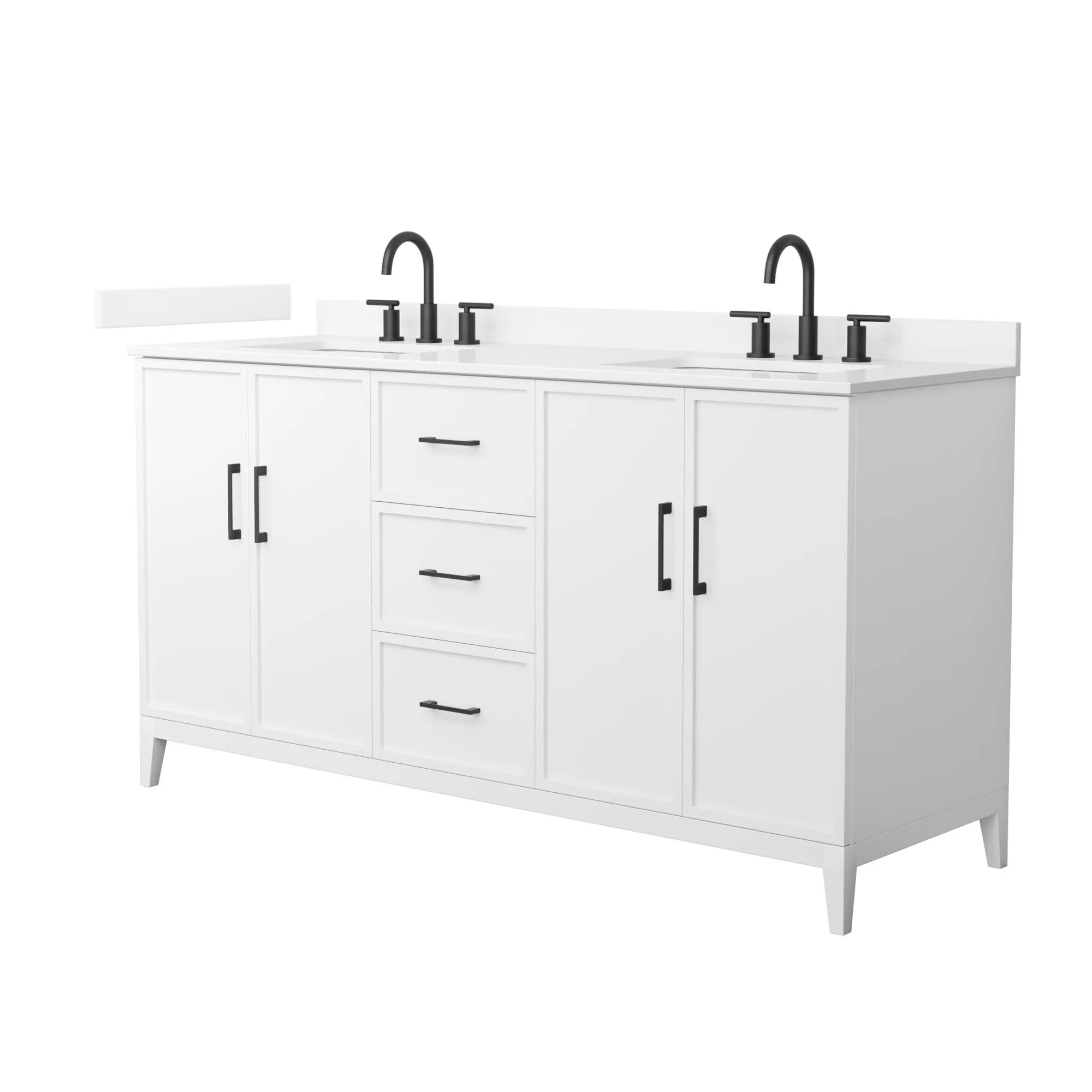 Wyndham Collection WCH717166D-QTZ-US3MXX Elan 66 Free Standing Double