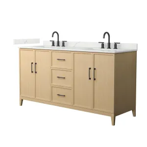 Wyndham Collection WCH717166D-QTZ-US3MXX Elan 66 Free Standing Double