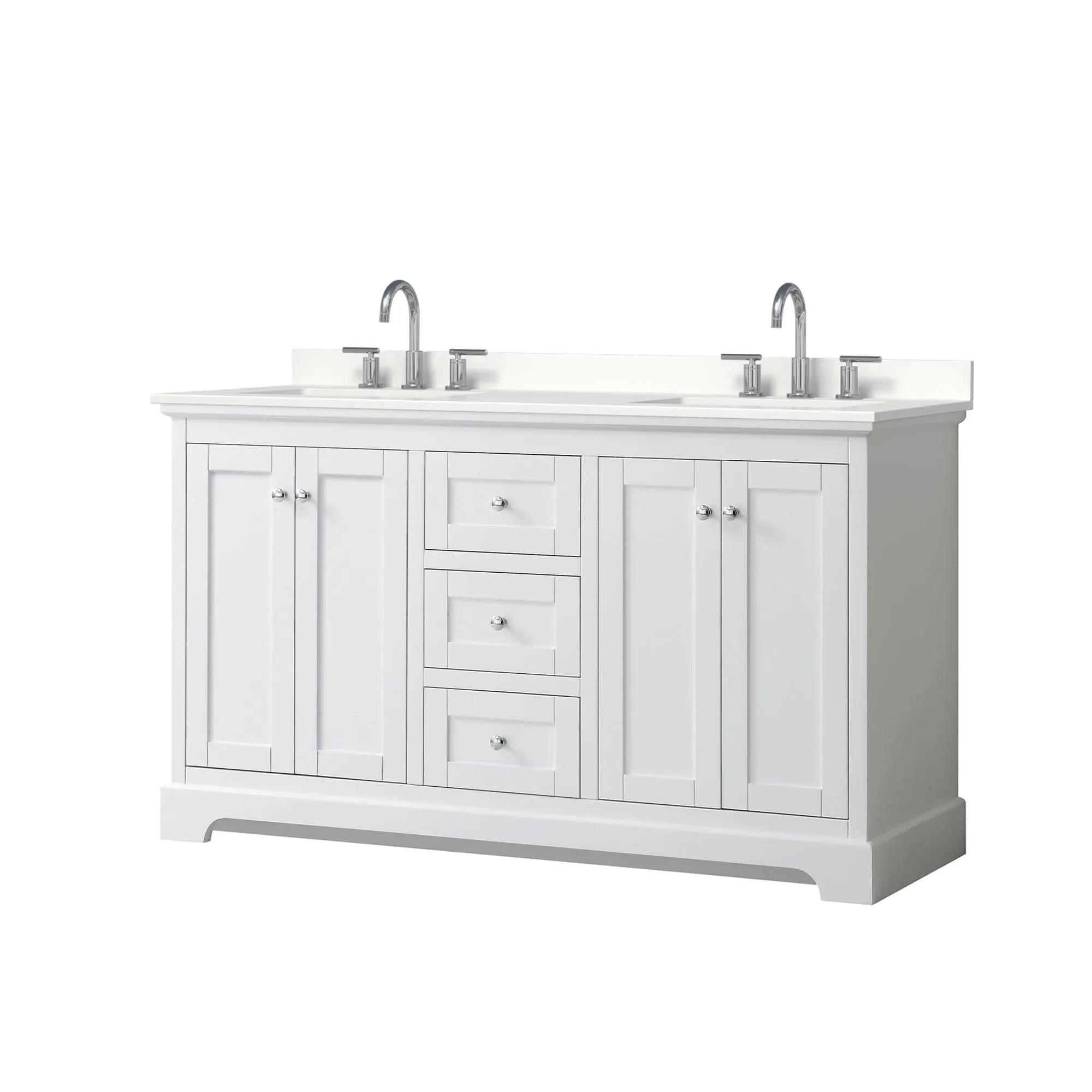 Wyndham Collection WCV232360D-QTZ-US3MXX Avery 60 Free Standing