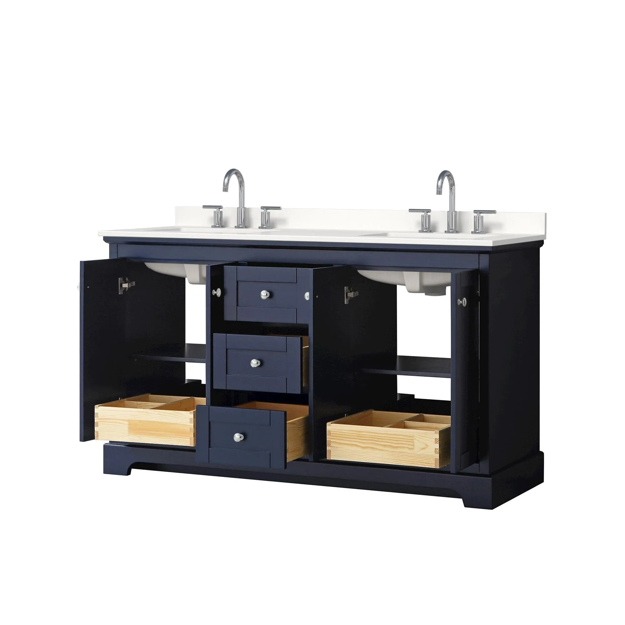 Wyndham Collection WCV232360D-QTZ-US3MXX Avery 60 Free Standing