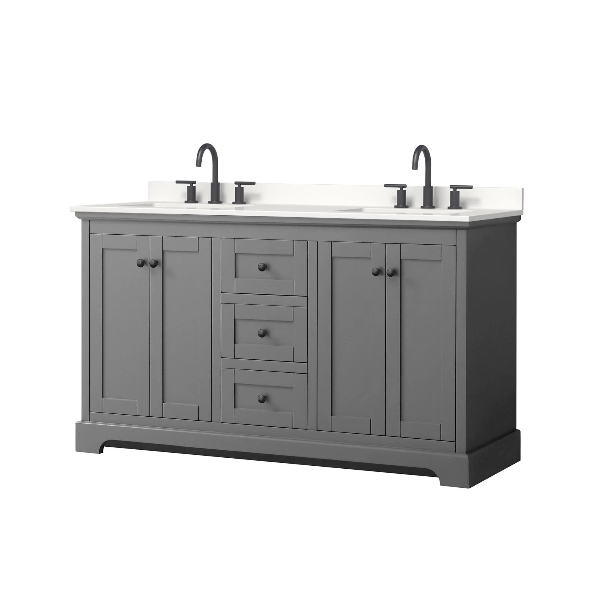 Wyndham Collection WCV232360D-QTZ-US3MXX Avery 60 Free Standing