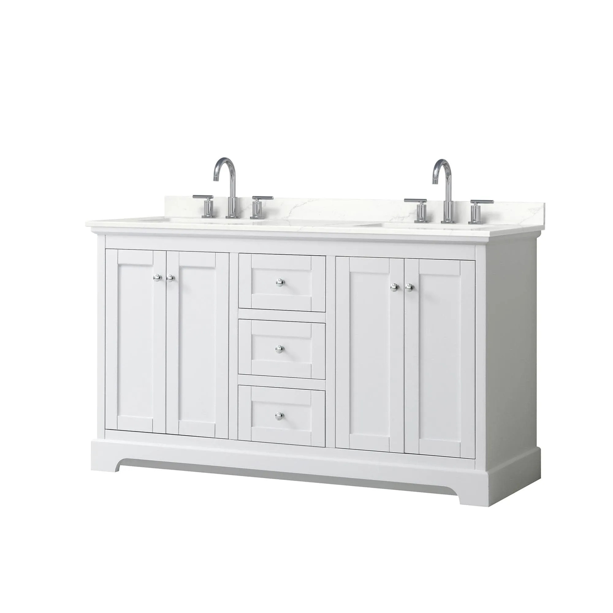 Wyndham Collection WCV232360D-QTZ-US3MXX Avery 60 Free Standing