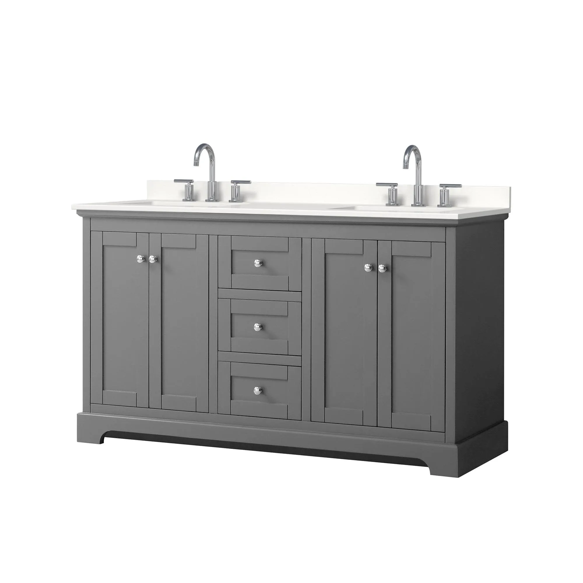 Wyndham Collection WCV232360D-QTZ-US3MXX Avery 60 Free Standing