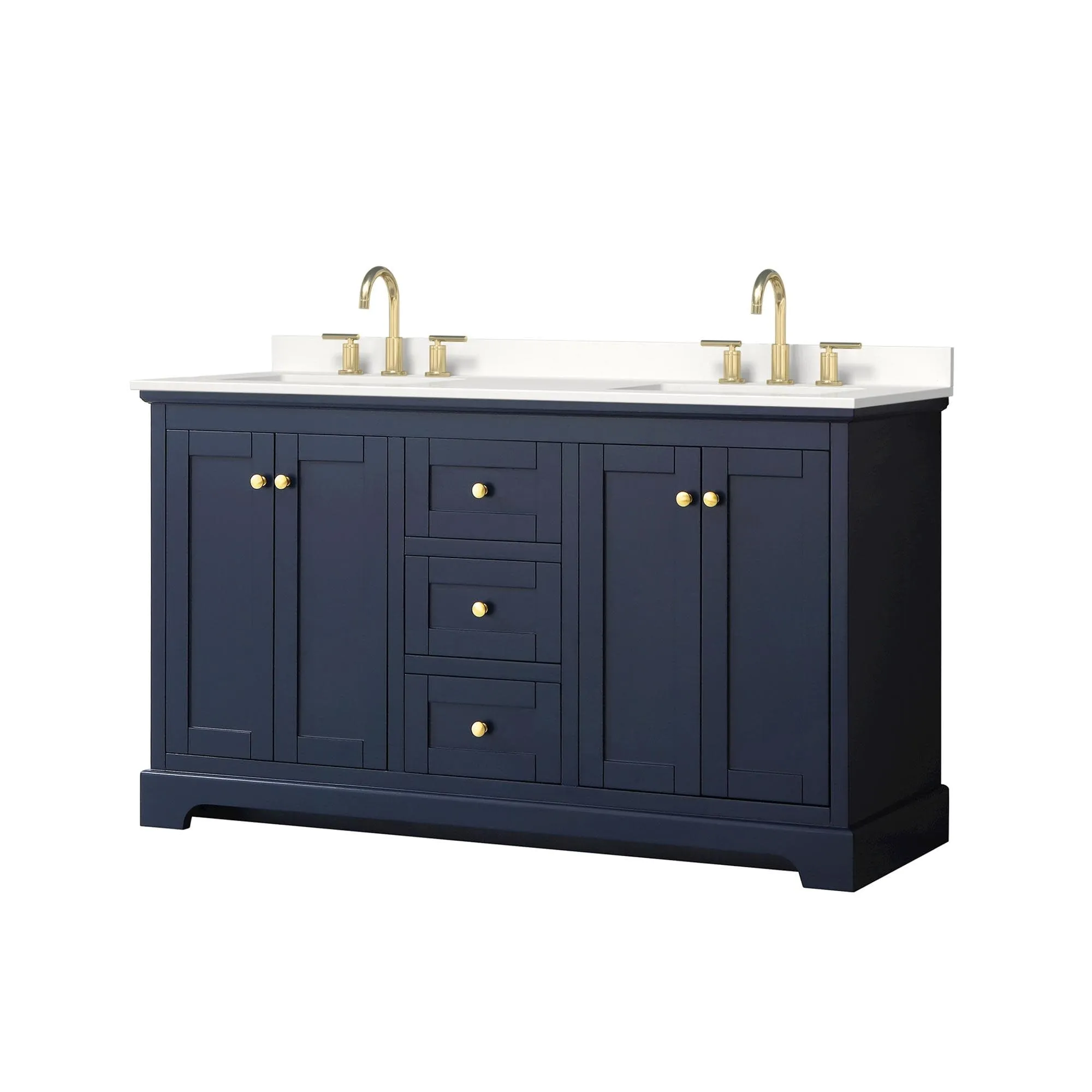Wyndham Collection WCV232360D-QTZ-US3MXX Avery 60 Free Standing