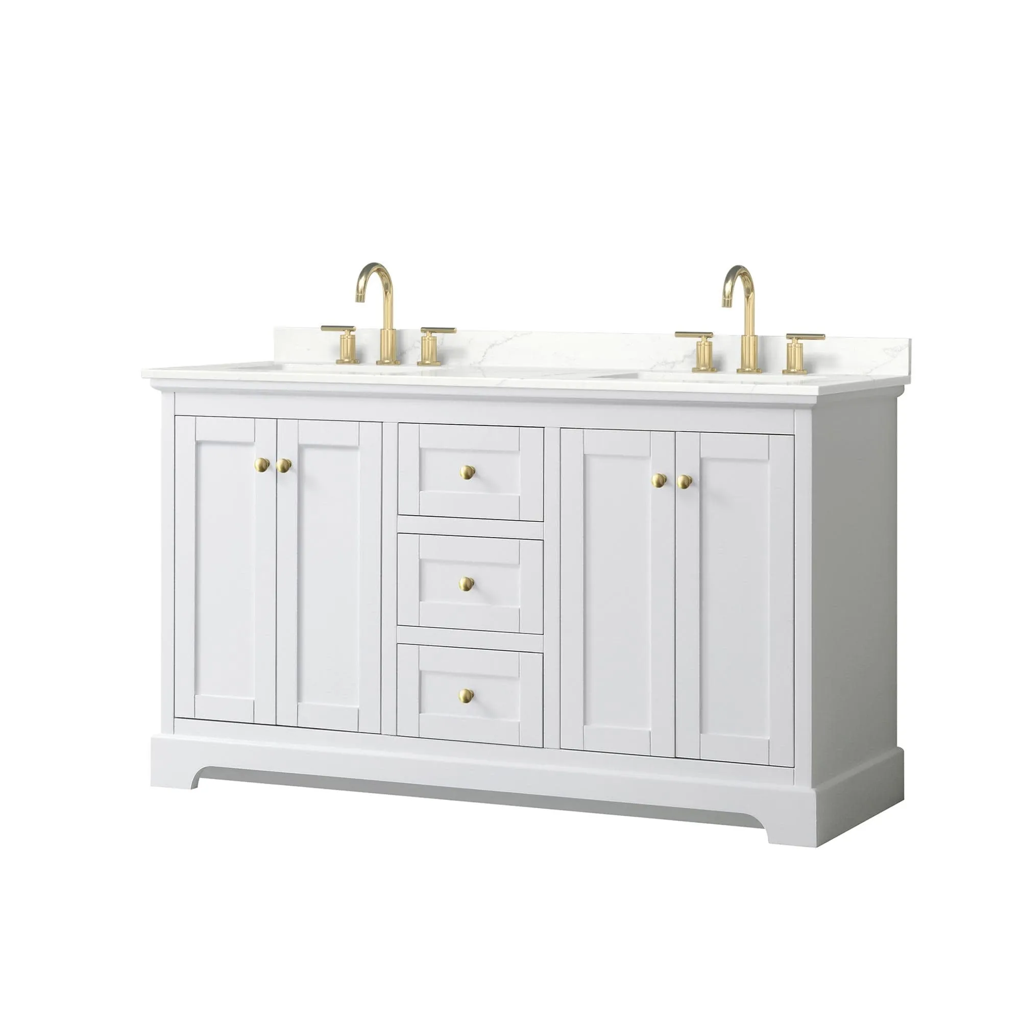 Wyndham Collection WCV232360D-QTZ-US3MXX Avery 60 Free Standing
